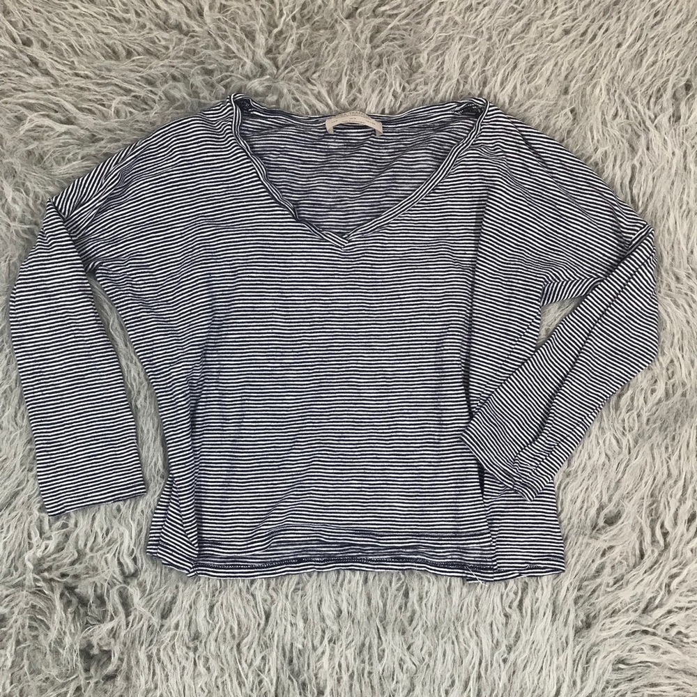 Zara Trafaluc Fall/Winter Collection Striped Crop